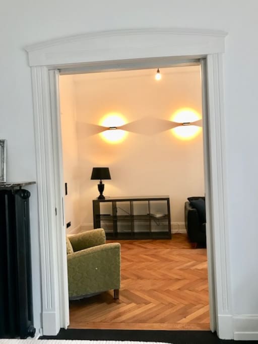 Blick ins Wohnzimmer