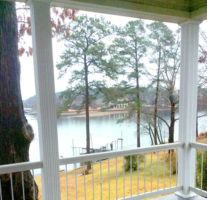 View from the Master Bedroom Balcony- Upstairs