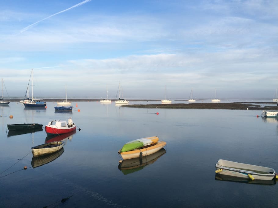 East Quay views just seconds from the house.