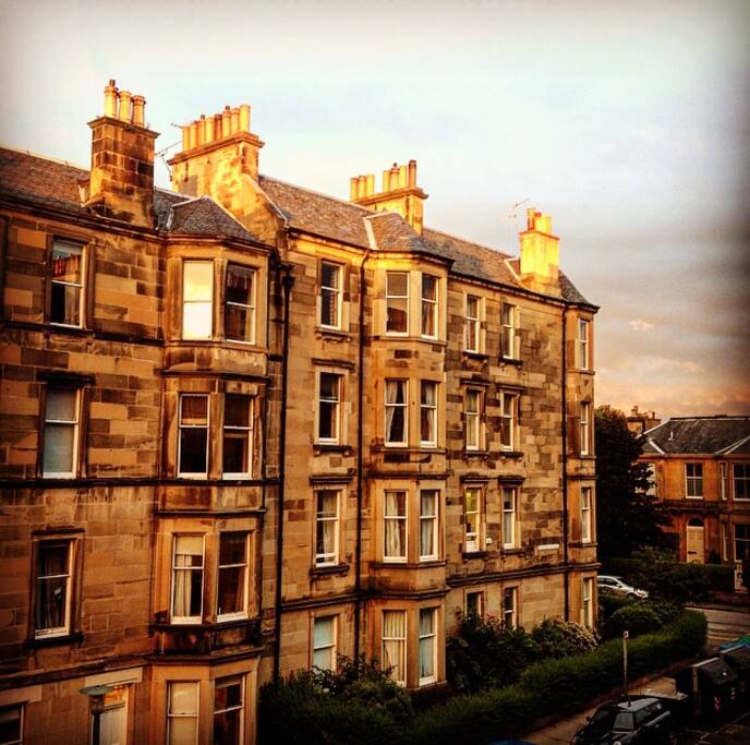 View from bedroom window