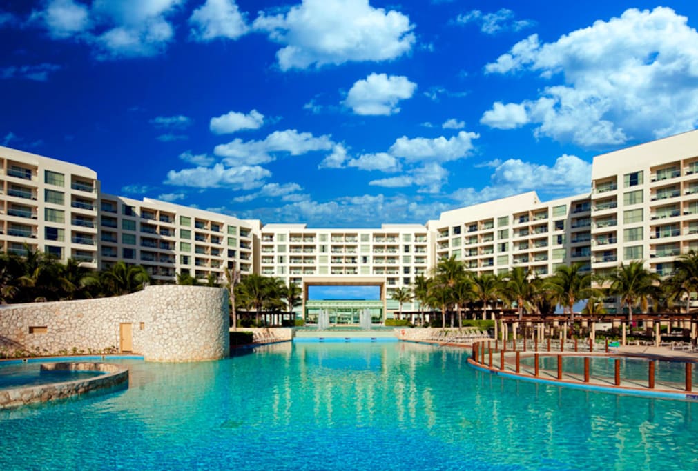 Every room with a view of the beach and ocean!