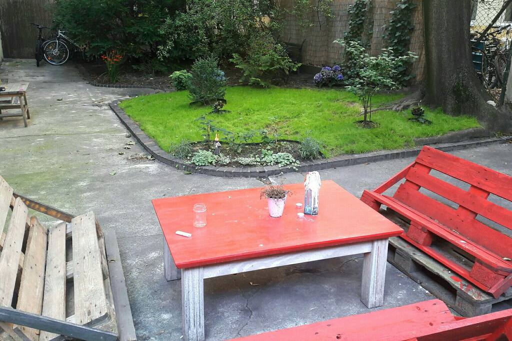 private garden area