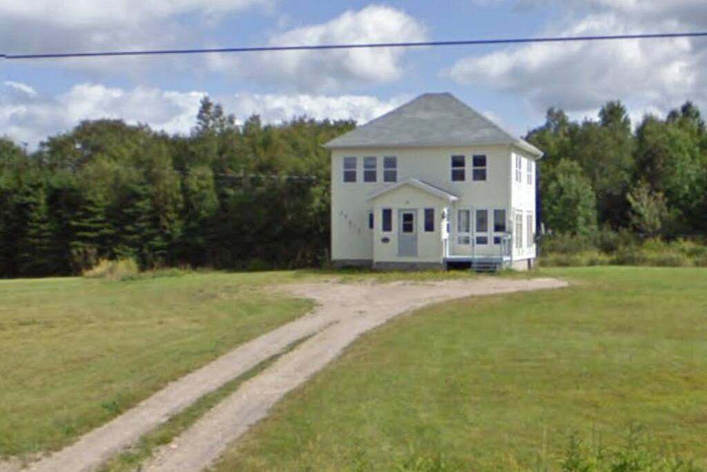 Outside of main house from road