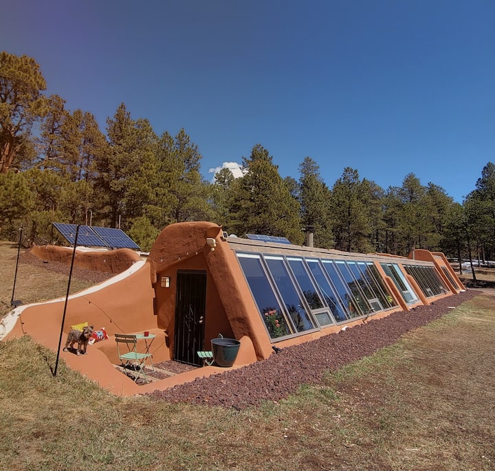 Off-grid, Earthen home in the forest! - Earth houses for Rent in ...