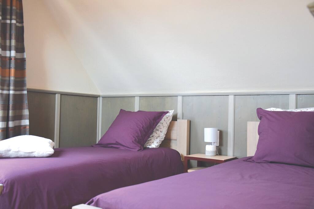 Chambre 2 lits possibilité d en faire 1 lit double