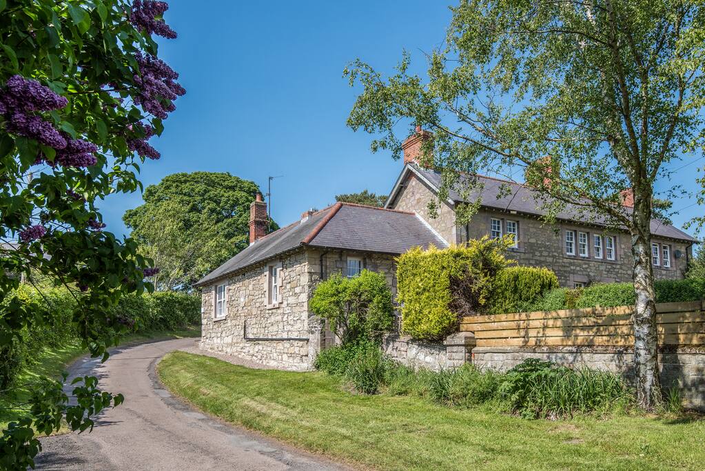The cottage from the road
