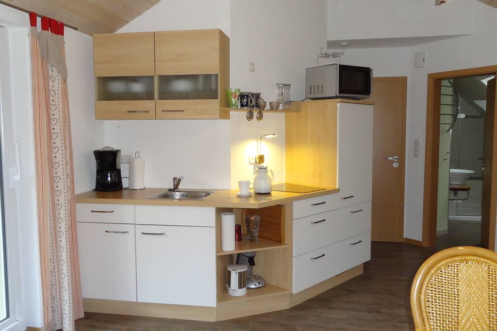 Küchenecke im großen Wohnraum