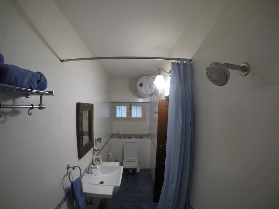 Personal/attached washroom with fresh towels at your disposal.