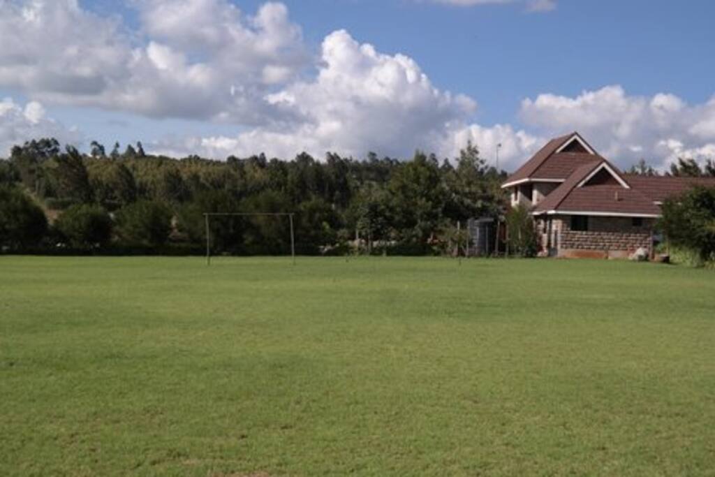Main grounds with main entrance in the background