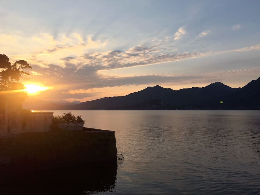 Vista dal balcone