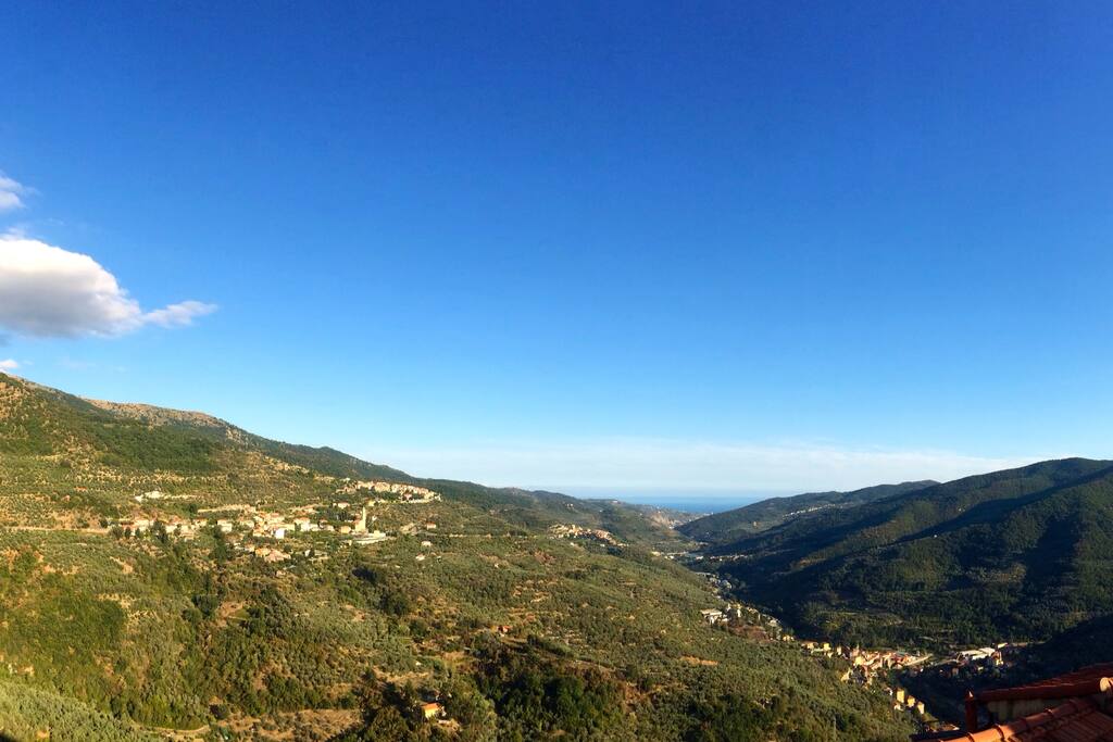 Panorama verso il mare