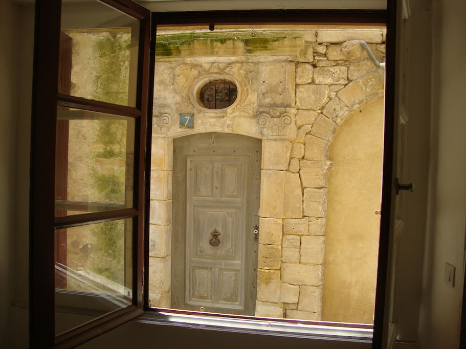 view onto quiet street