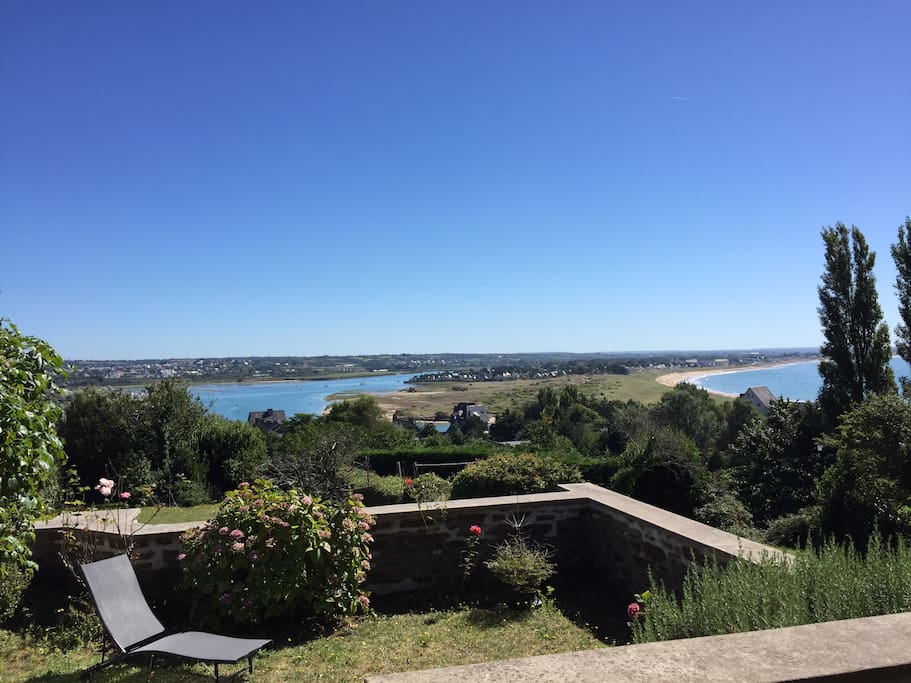 Vue panoramique depuis la terrasse