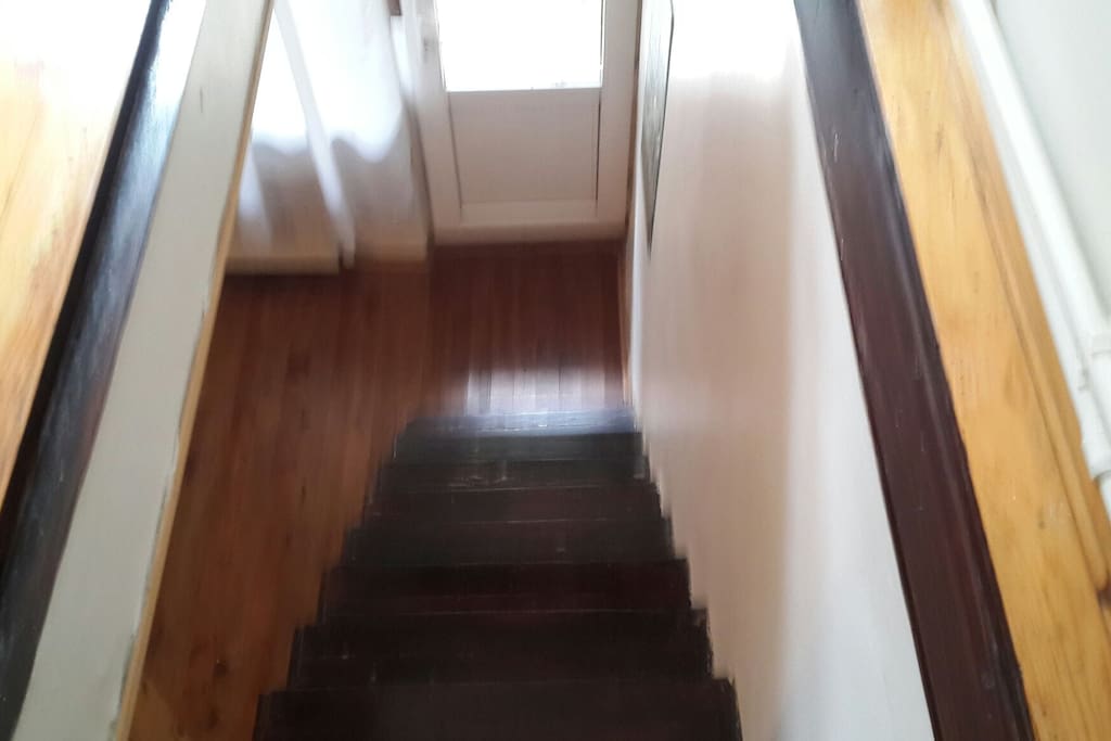 Stairs to bedroom