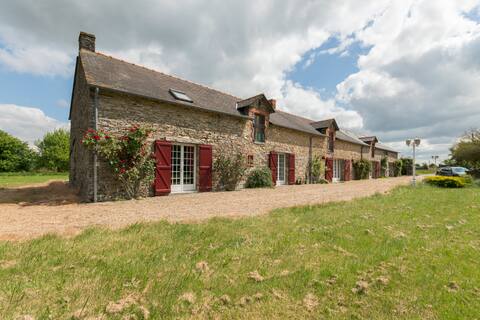 A very old, big and beautiful house