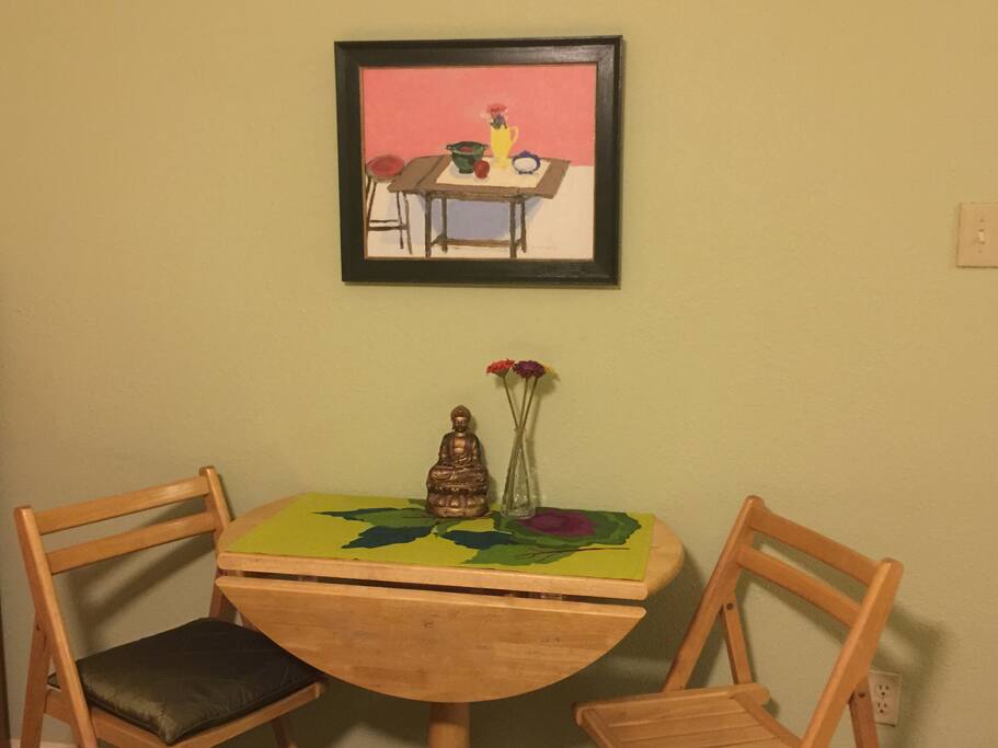 Eat in for a nice relaxing break