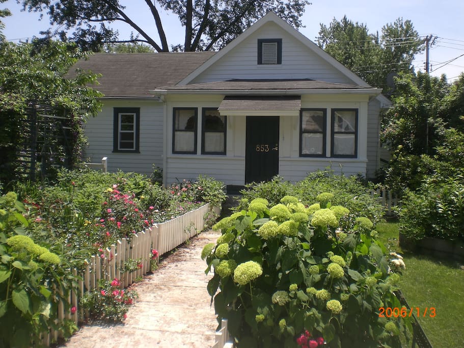Certain seasons of the year the gardens share amazing aromas with those who tread the path to the front door.