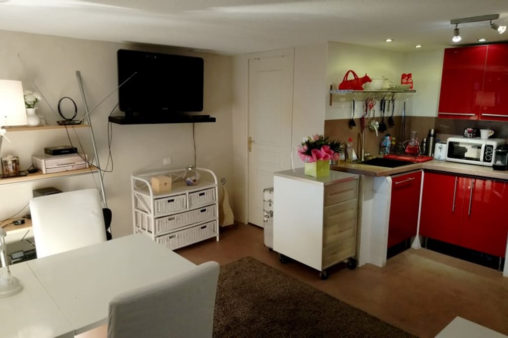 vue cuisine sejour