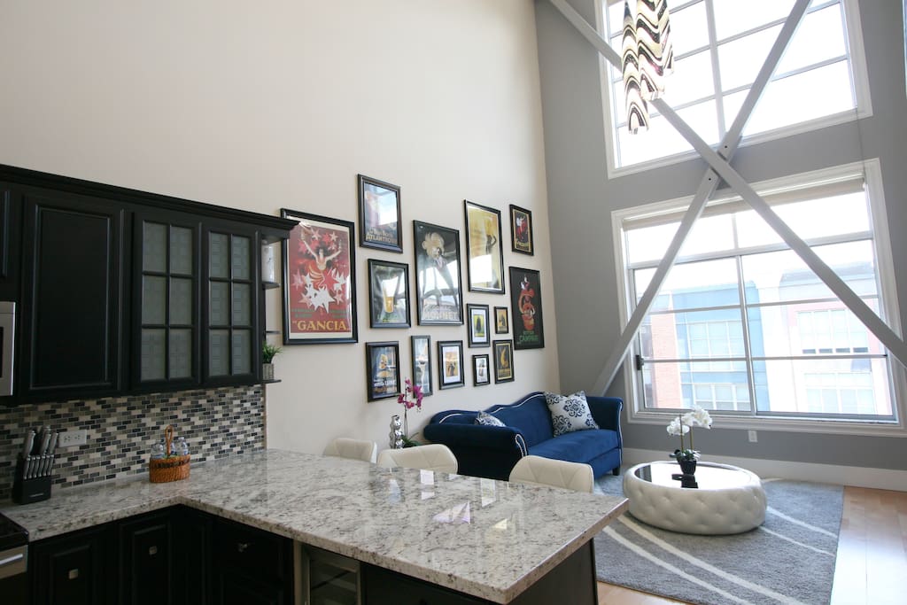 Living room where you can sit back an relax