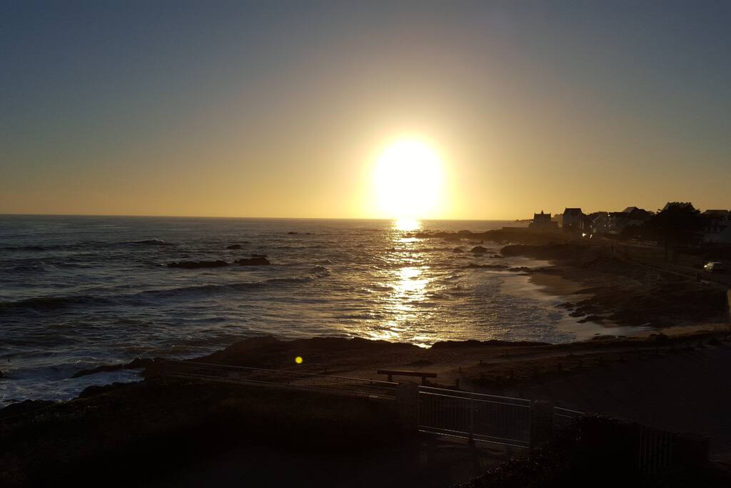 Couché de soleil vue du Balcon