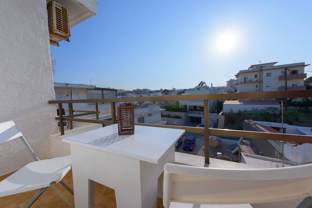 one of the two balconies