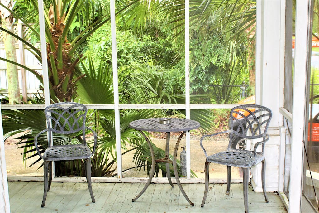 The perfect sitting area for a cup of tea!