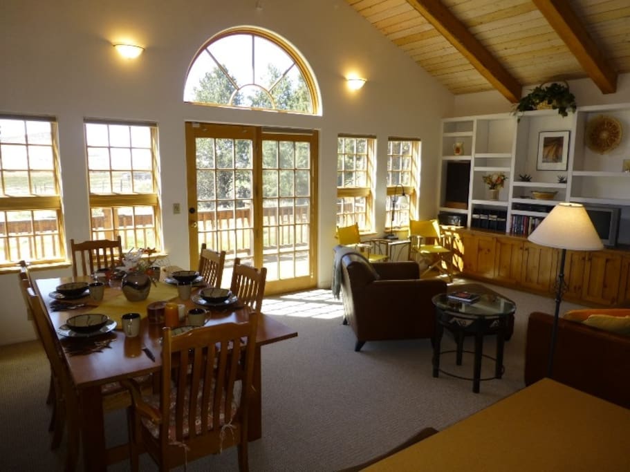 Dinning and living area