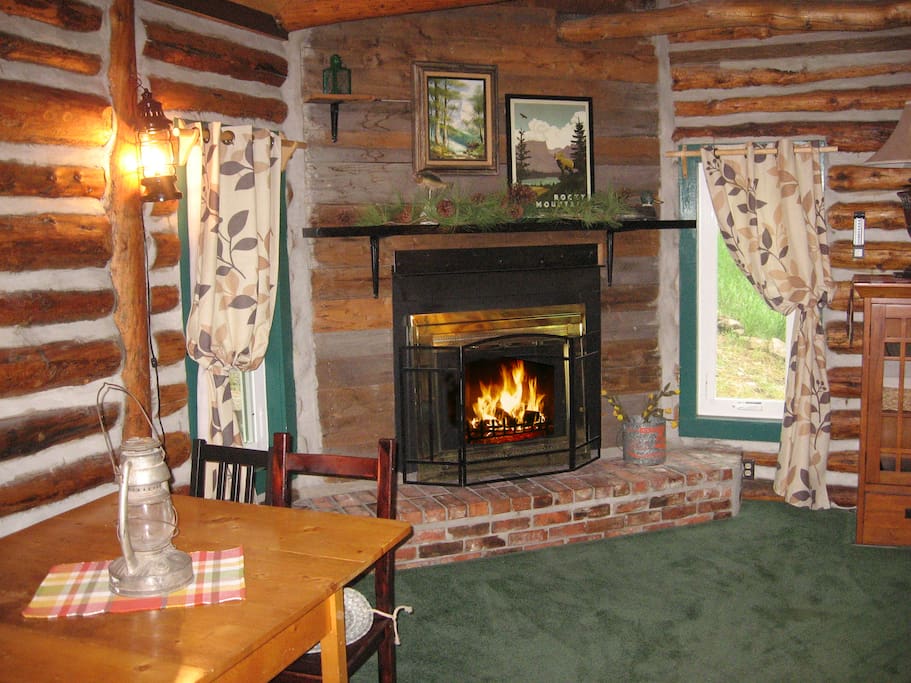 Enjoy cozy fireside setting in the great room.