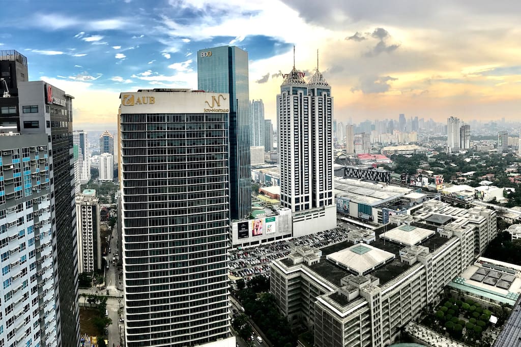 View at the balcony