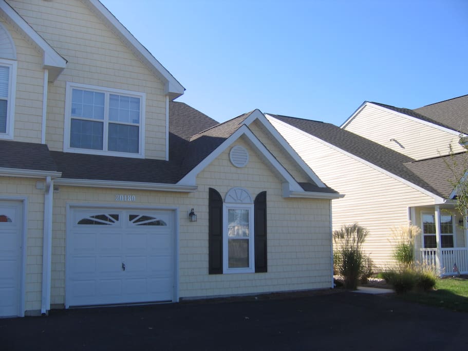 Front of twinhome
