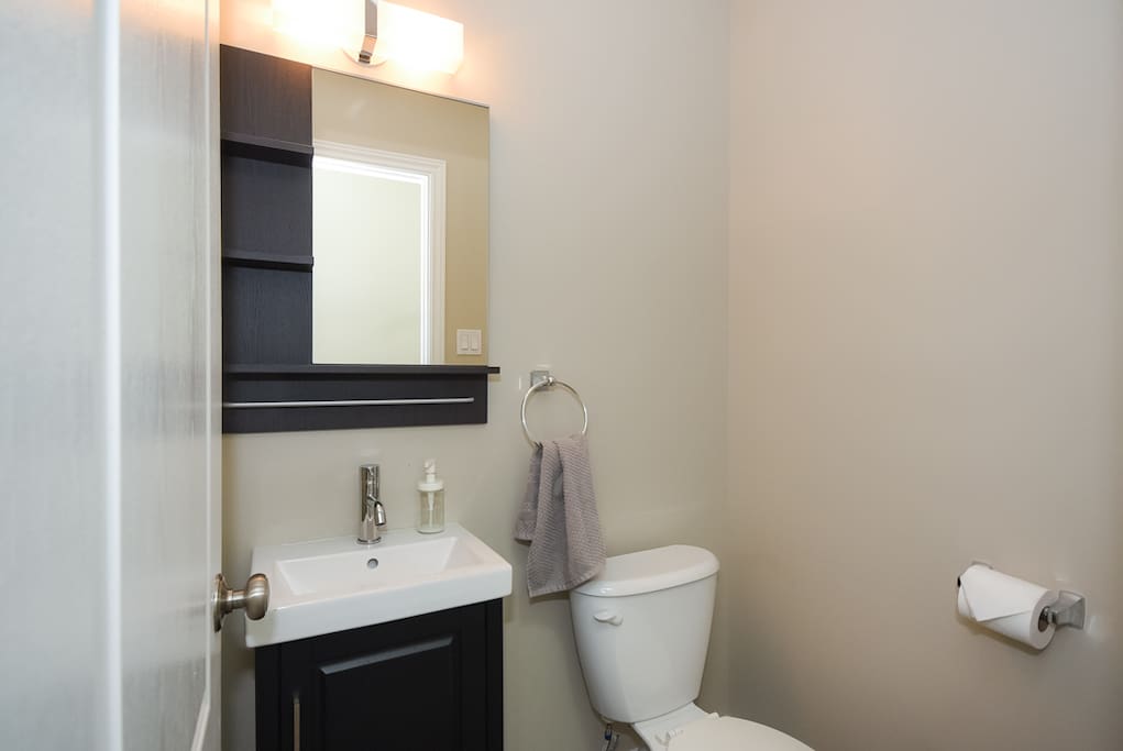 Main floor powder bathroom