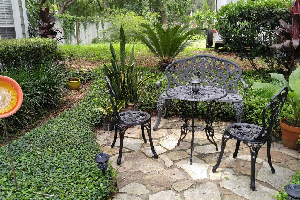 Front garden.