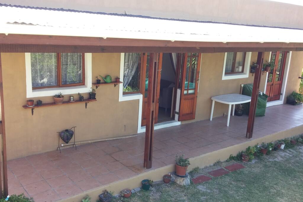 Relax in the garden after a long day of sight seeing. A braai can be provided on request.