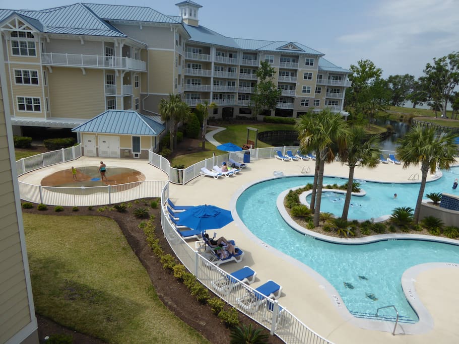 Lazy River & Interactive Splash Deck