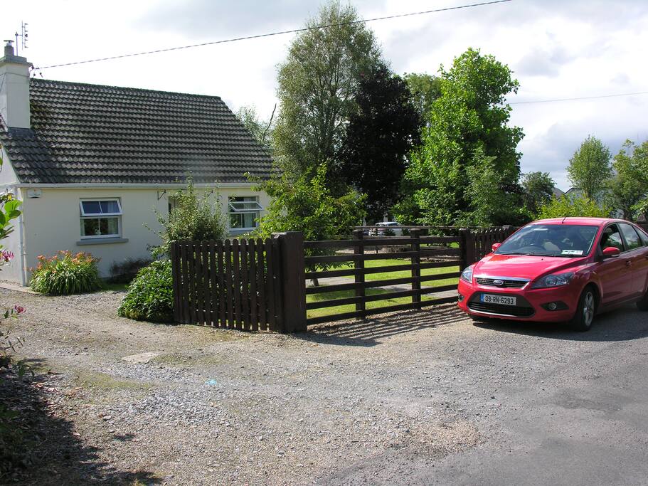Front entrance and driveway
