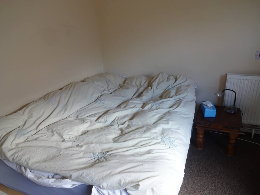 firm, comfortable double bed