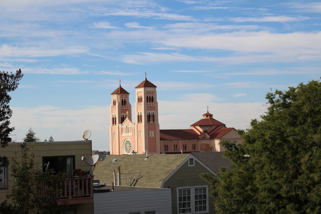 Sunset views, ocean views on clear days