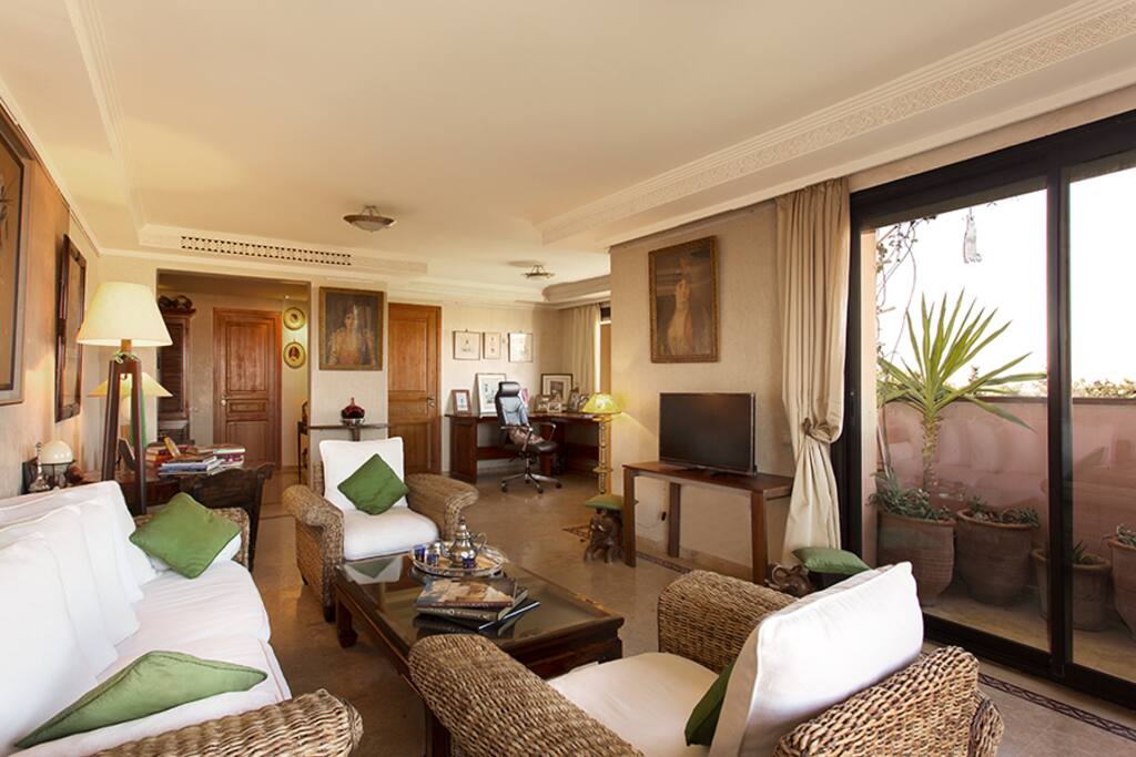 a large living room