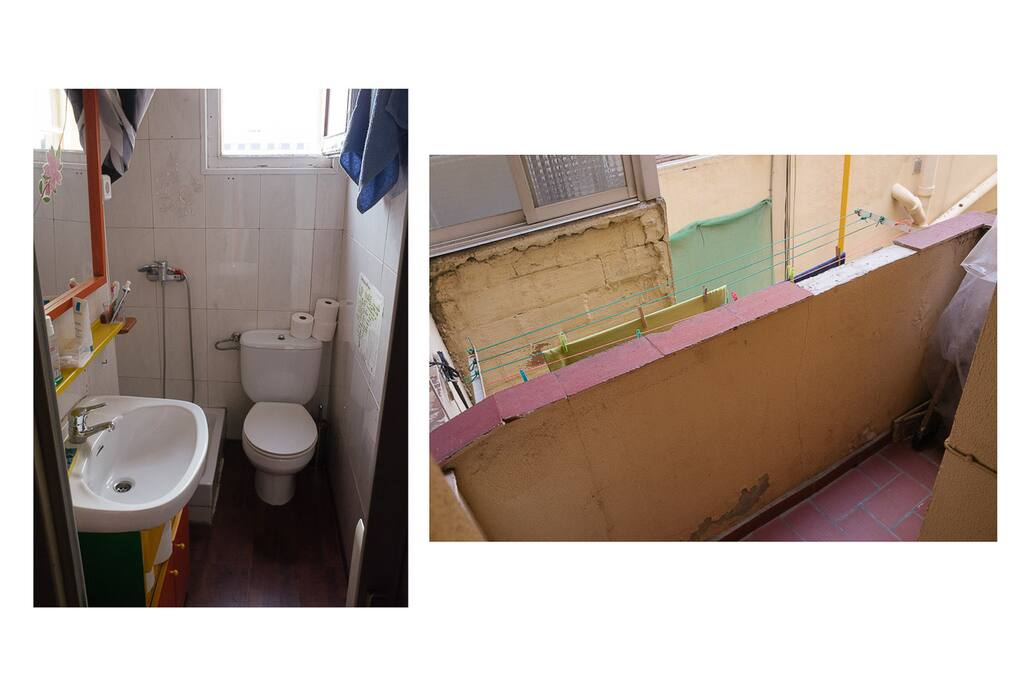 bathroom/terrasse (for smokers)