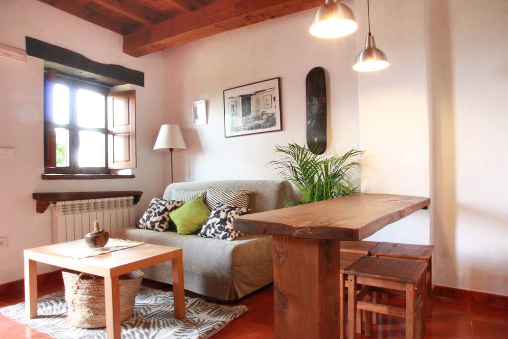 Apartamento 1. Salón-cocina americana