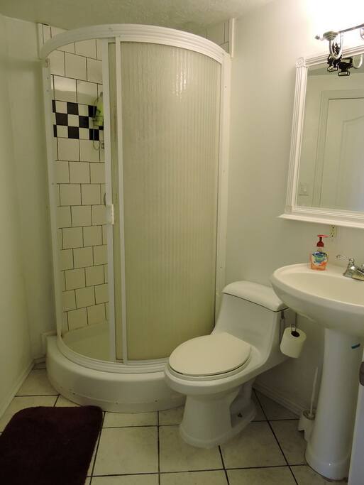 The shared bathroom