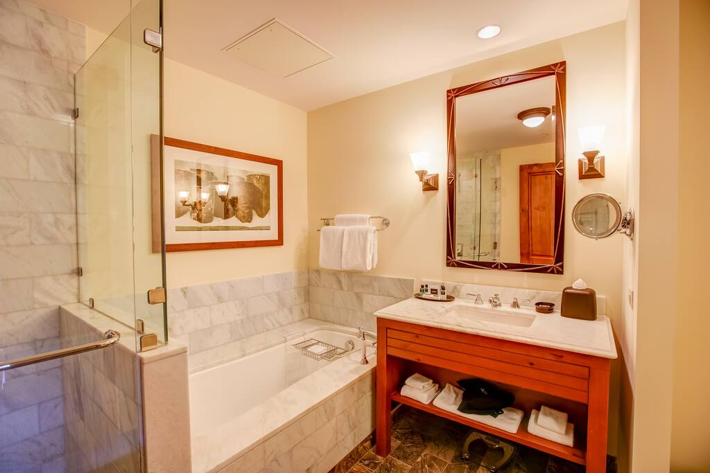 Marble Finished Bathroom
