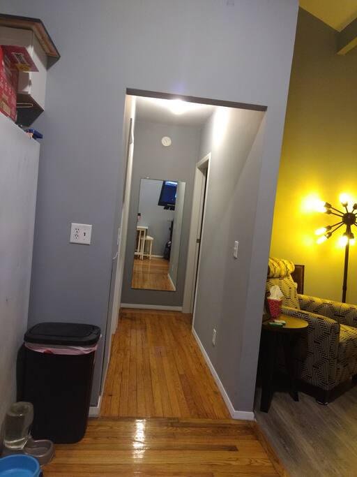 My Hallway isn't really slanted like this picture.