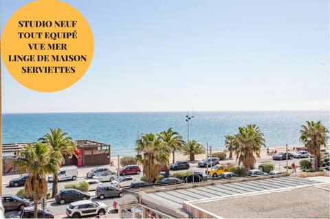 Appartement tout confort sur la plage - vue mer !