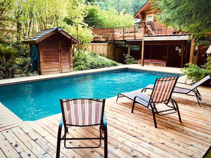 Secluded/Mtn/Pool *The Knotty Escape* Cabins for Rent in Ashford