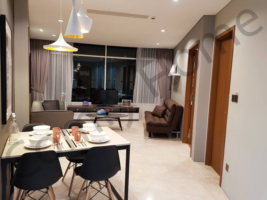 Living room decorated to make you feel at home