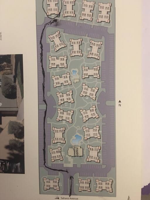 Map to condo.