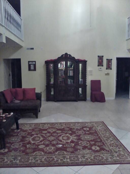 Book Case View in Living Room