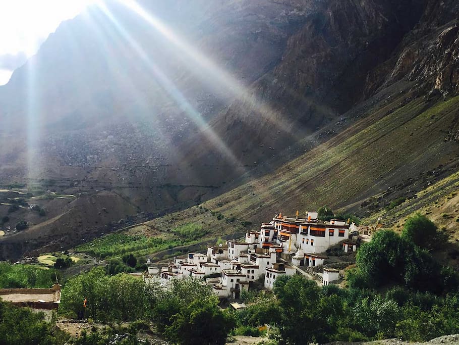 Lingshed monastery during the day