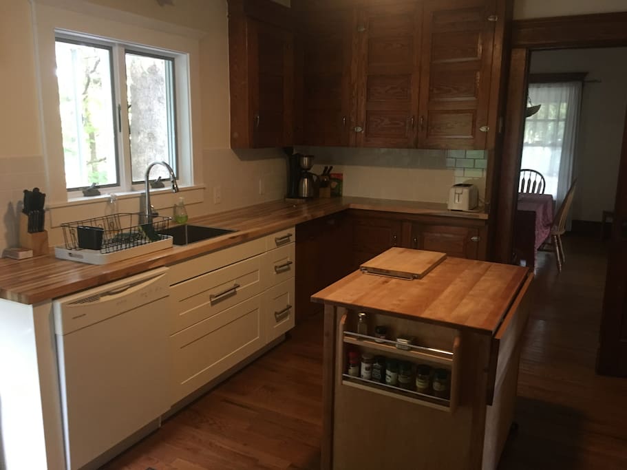 Newly renovated kitchen
